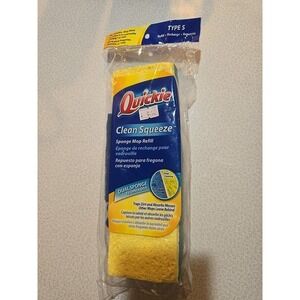 Quickie Clean Squeeze Sponge Mop Refill Type S Sealed